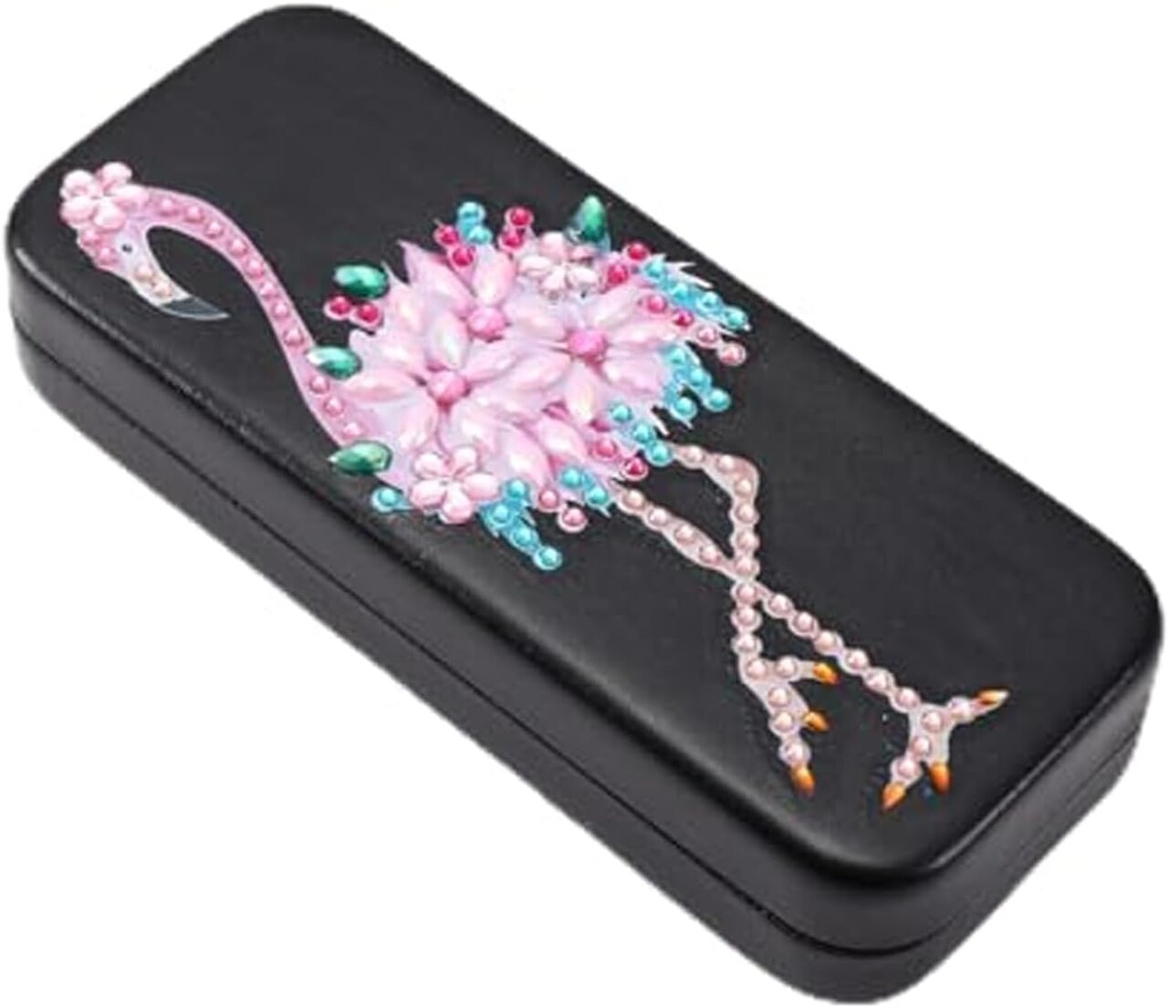 Diamond Art Kit for Adults – Small Eyeglasses Case DIY Paint by Diamonds for Beginners